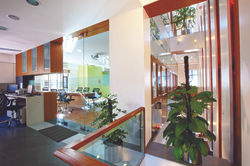 Fourth-floor cut-out viewed from both sides