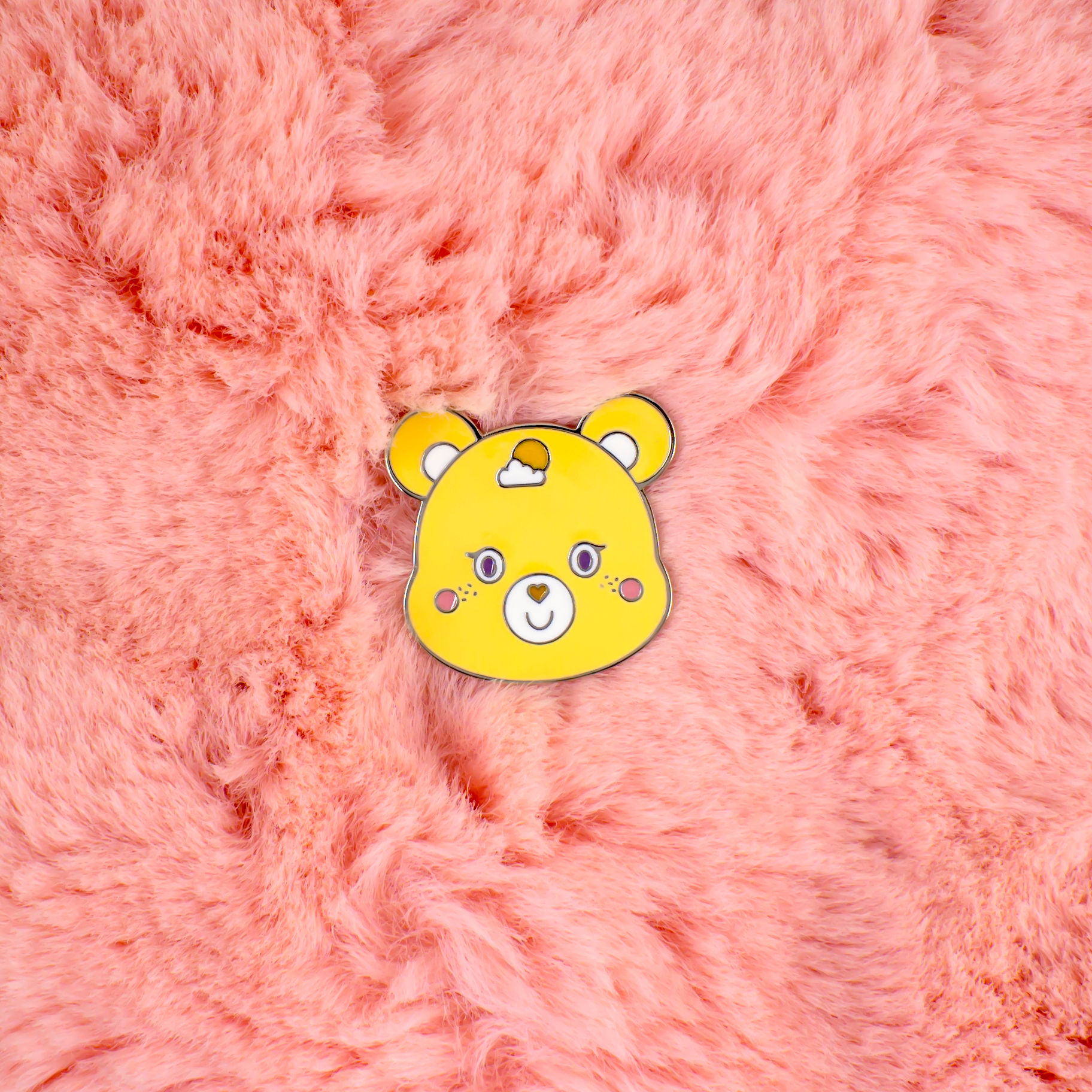 pin de metal - ursinho AMARELO