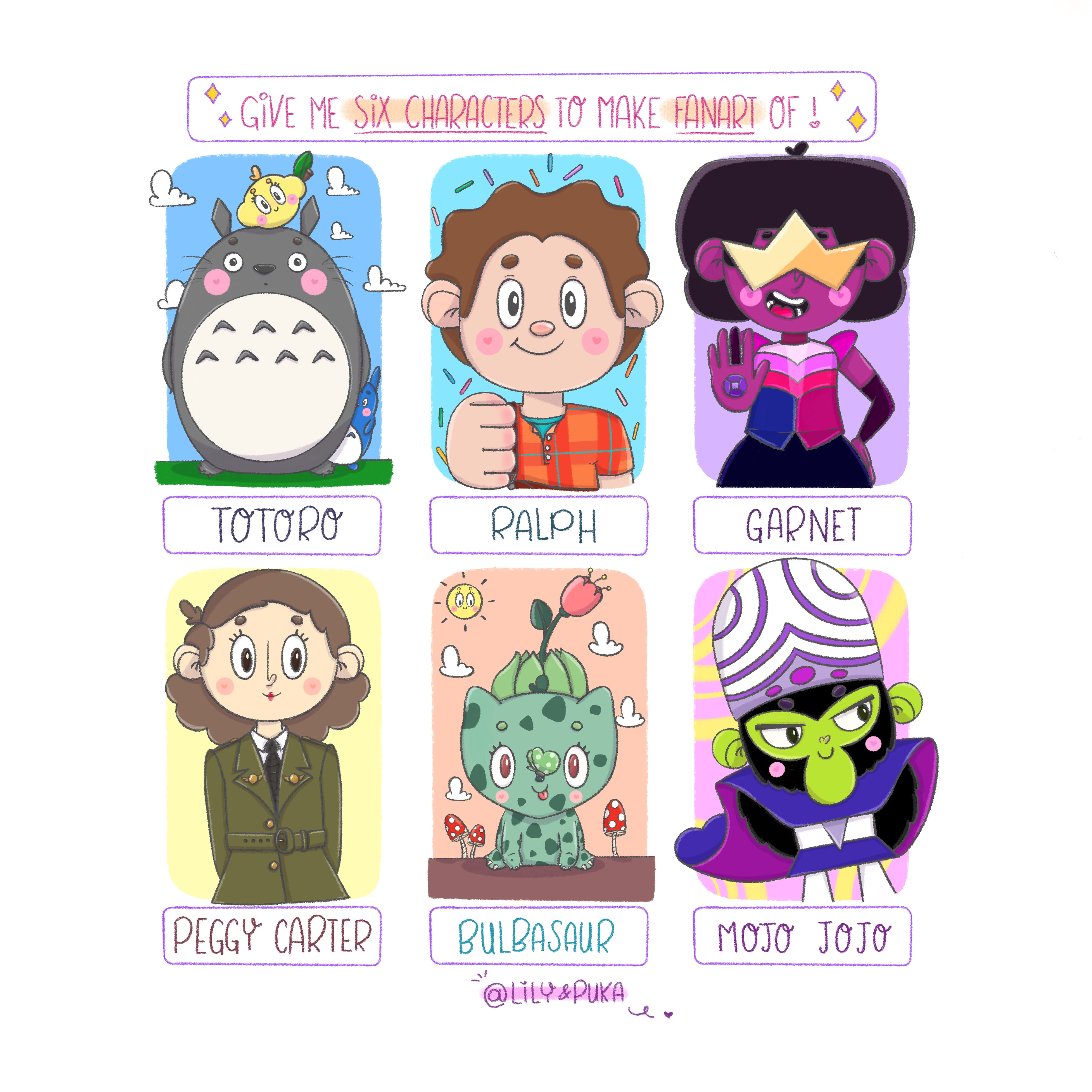 Print quadrado - Six Fanarts