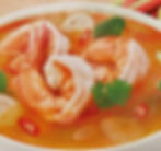 3) Tom Yam Gung med ris