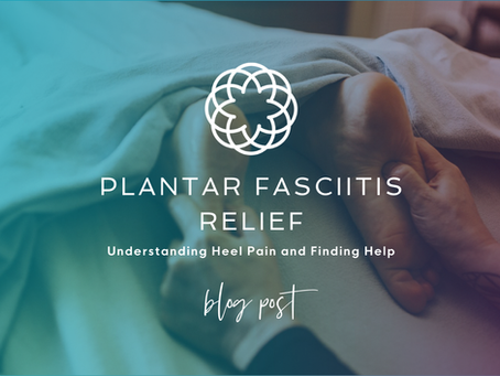 Close-up of foot massage to ease heel pain at The Care Collective in Boone, NC