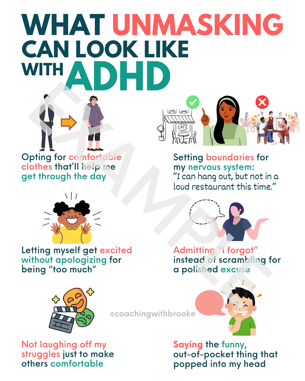 ADHD infographic: cycling, routines, transitions, forgetting