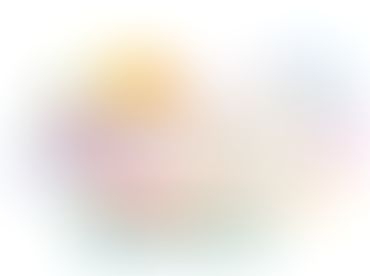 A philosopher writes diligently while wearing a hard hat. A creative splatter is behind them on one side and an organized yet colorful brain on the other.