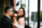 Bride and groom smiling on their wedding day, captured by Houston wedding photographer Magnolia Photography