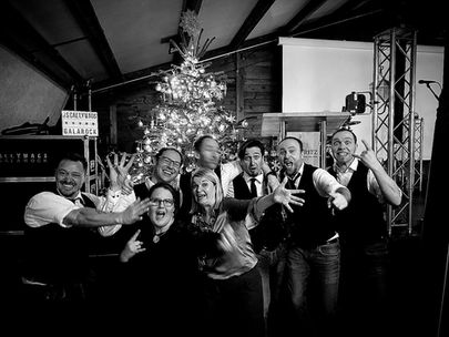 Weihnachtsfeier der Firma BAUFRITZ