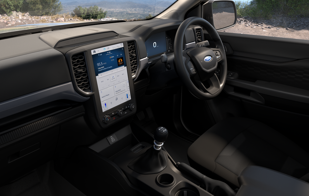 As a new standard, the Next-Gen Ranger XL also comes with the 10.1-inch infotainment screen equipped with the latest SYNC®4A communication and entertainment system, offering Apple CarPlay™ and Android Auto™.