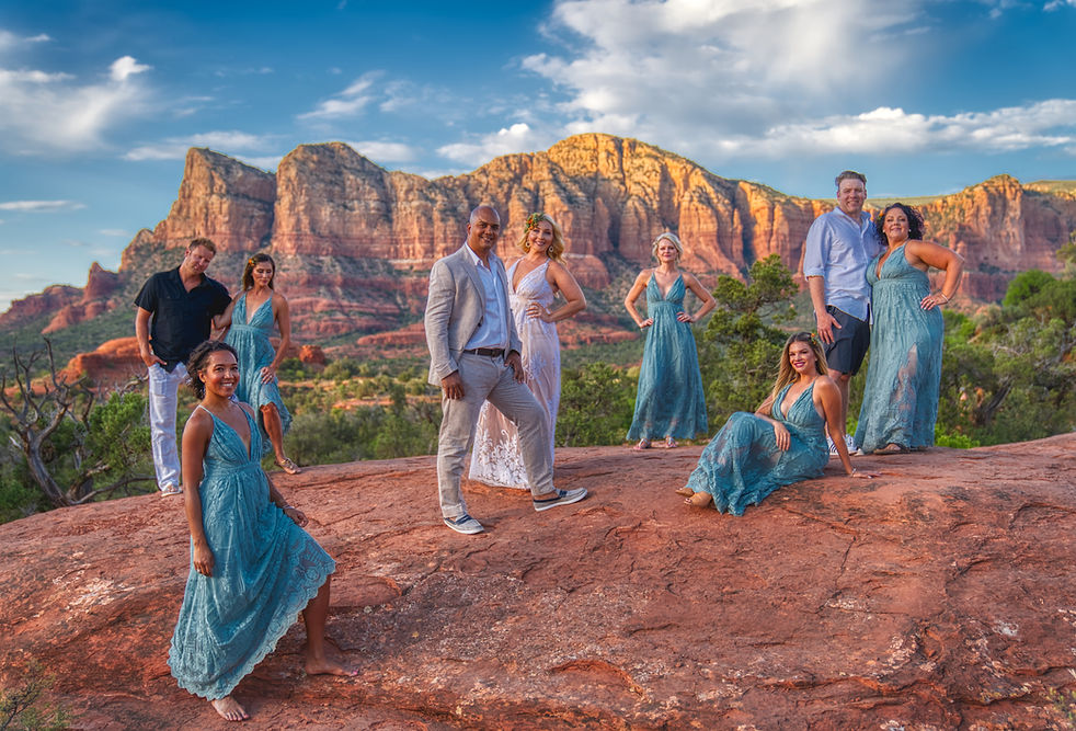 Elopement in the red rocks of Sedona Arizona