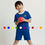 Thumbnail: Tshirt and shorts sports uniform with one front embroidery