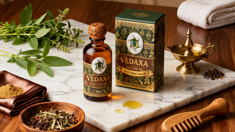 Thumbnail: Vedaxa Advanced Ayurvedic Pain Relief Massage Oil for Arthritis & Muscle Pain