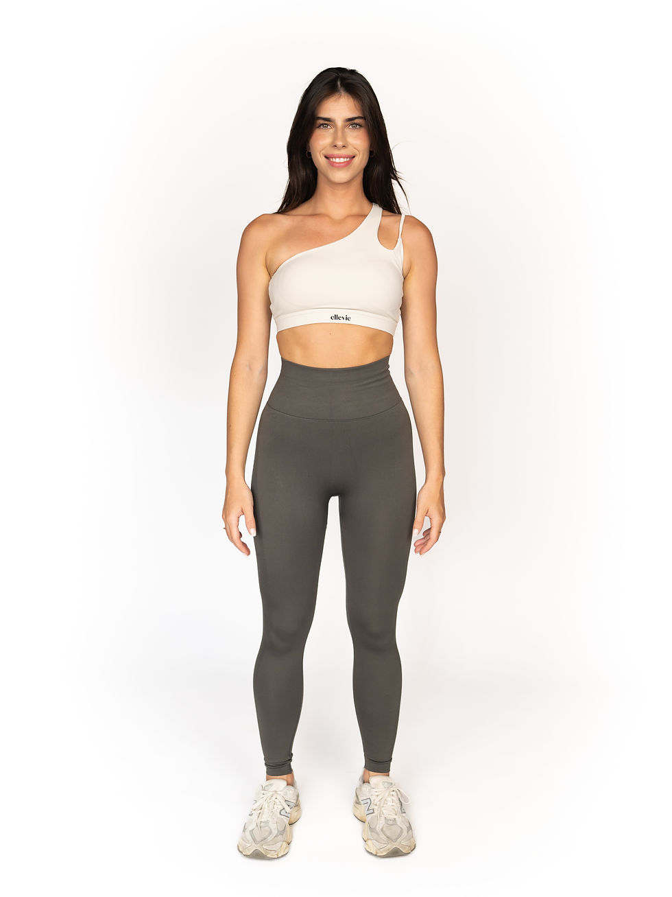 Legíny Push-up Ellevie Contour line | Sivá