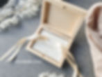 boite alliance bois personnalisé pour mariage minimaliste
