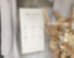 Plan de table mariage minimaliste en bois recomposé blanc