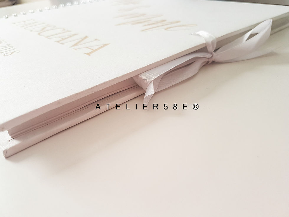 Miniature : Livre d'or de mariage papier blanc