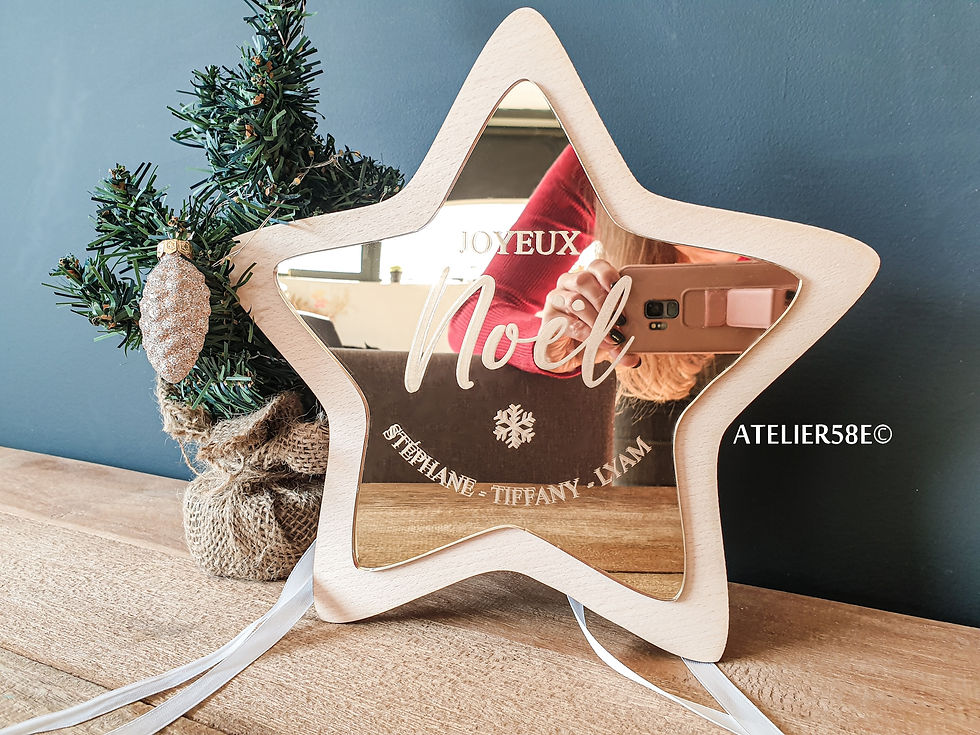 Miniature : Étoile haut de sapin Décoration pour le sommet du sapin