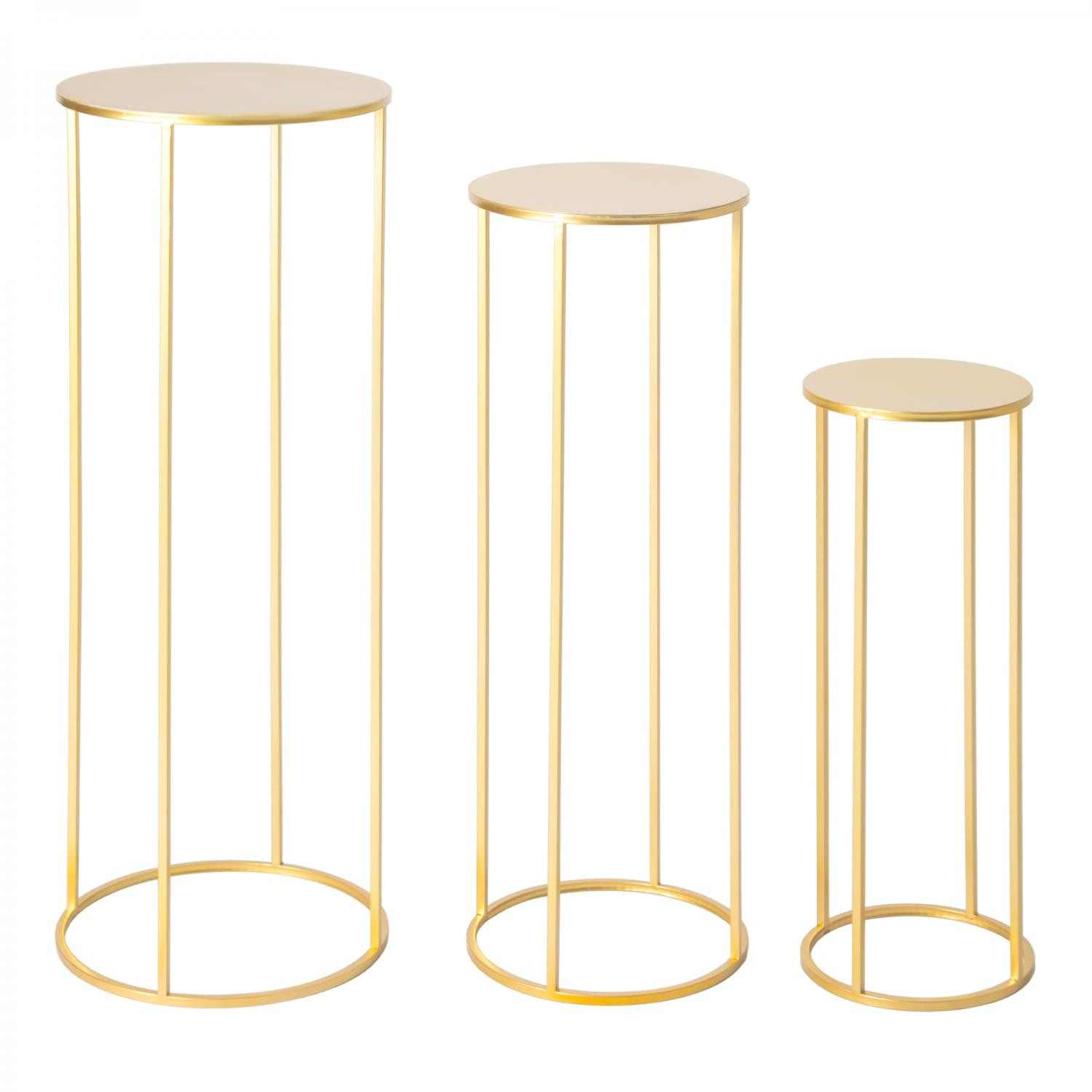 METAL ROUND FLORAL STAND