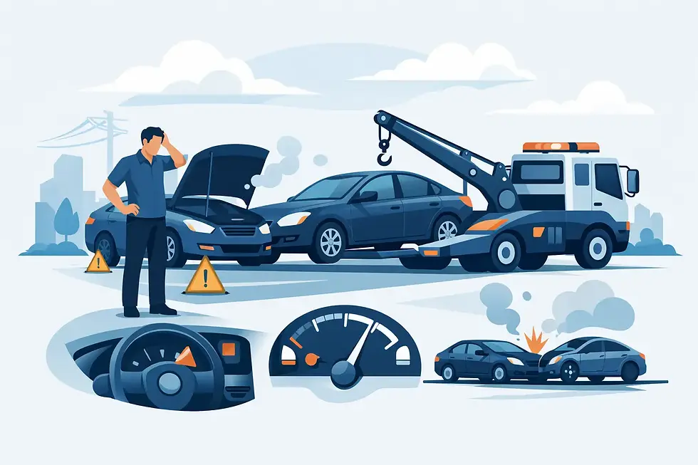 When Do You Need Towing? 8 Signs to Stop Driving