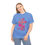 Thumbnail: Faith Hope Cure  Pink Ribbon Cross Tee with Roses & Leopard Print,