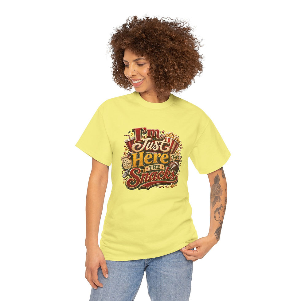Thumbnail: I'm Just Here for the Snacks- Graphic Tee