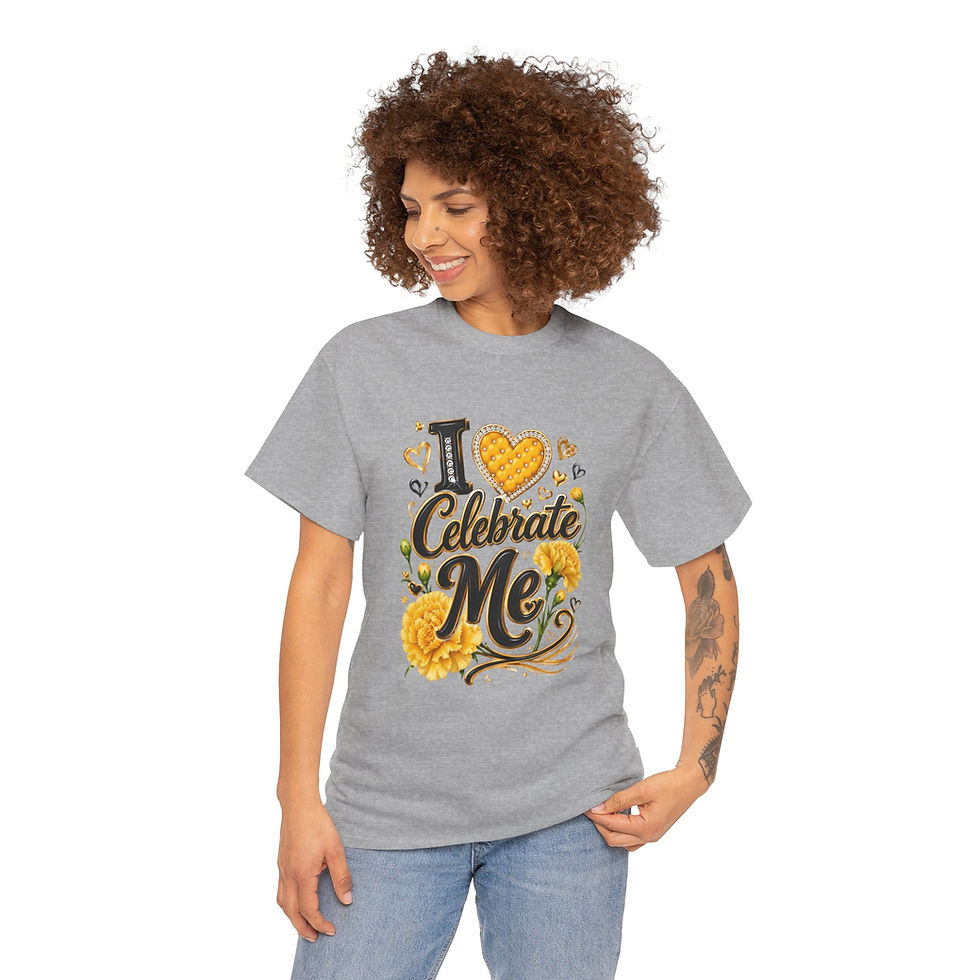 Thumbnail: I Celebrate Me" Floral Self-Love Tee