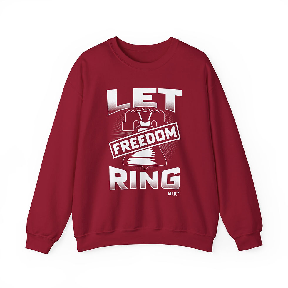 Thumbnail: Crewneck Sweatshirt  "Let Freedom Ring" Bell Graphic