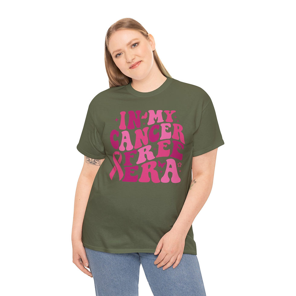 Thumbnail: Cancer Free Era Unisex Heavy Cotton Tee,