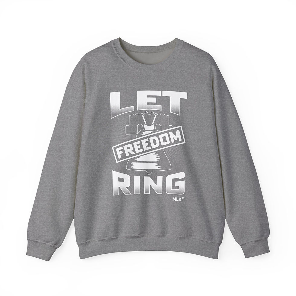 Thumbnail: Crewneck Sweatshirt  "Let Freedom Ring" Bell Graphic