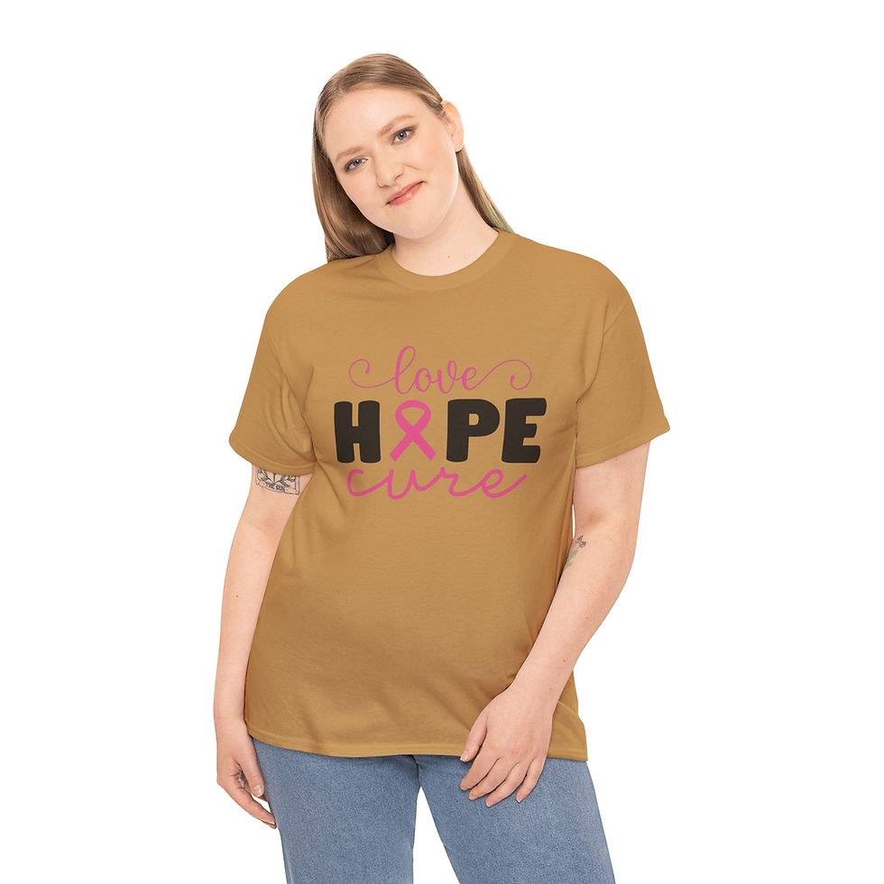 Thumbnail: Love Hope Cure Shirt  Unisex Heavy Cotton Tee