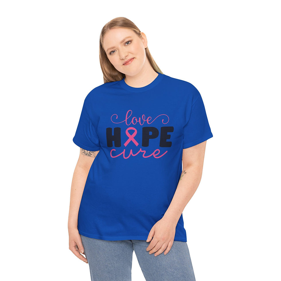 Thumbnail: Love Hope Cure Shirt  Unisex Heavy Cotton Tee