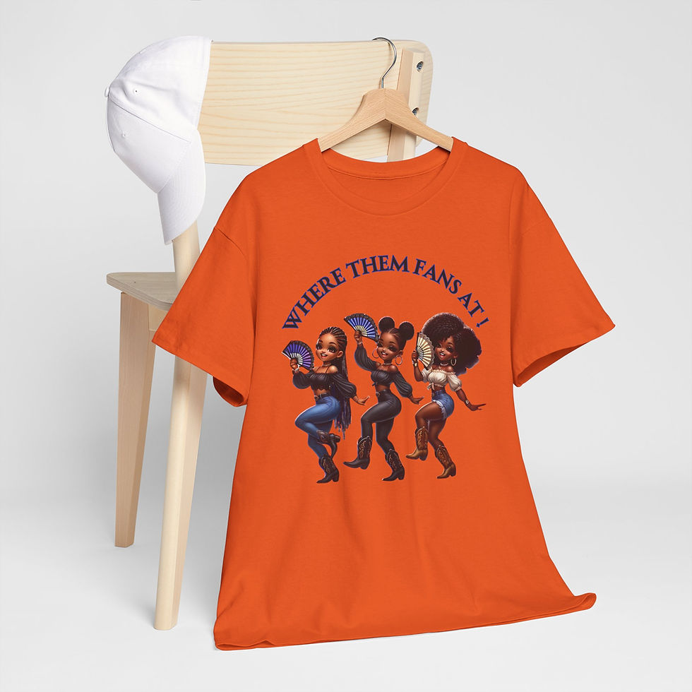 Thumbnail: Where Them Fans At! A Southern Belle Edition Unisex Heavy Cotton Tee