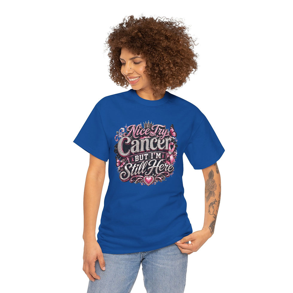 Thumbnail: Breast Cancer Survivor T-Shirt - "Nice Try Cancer But I'm Still Here"