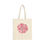 Thumbnail: Pink Sunflower Strong Quote Cotton Canvas Tote Bag 