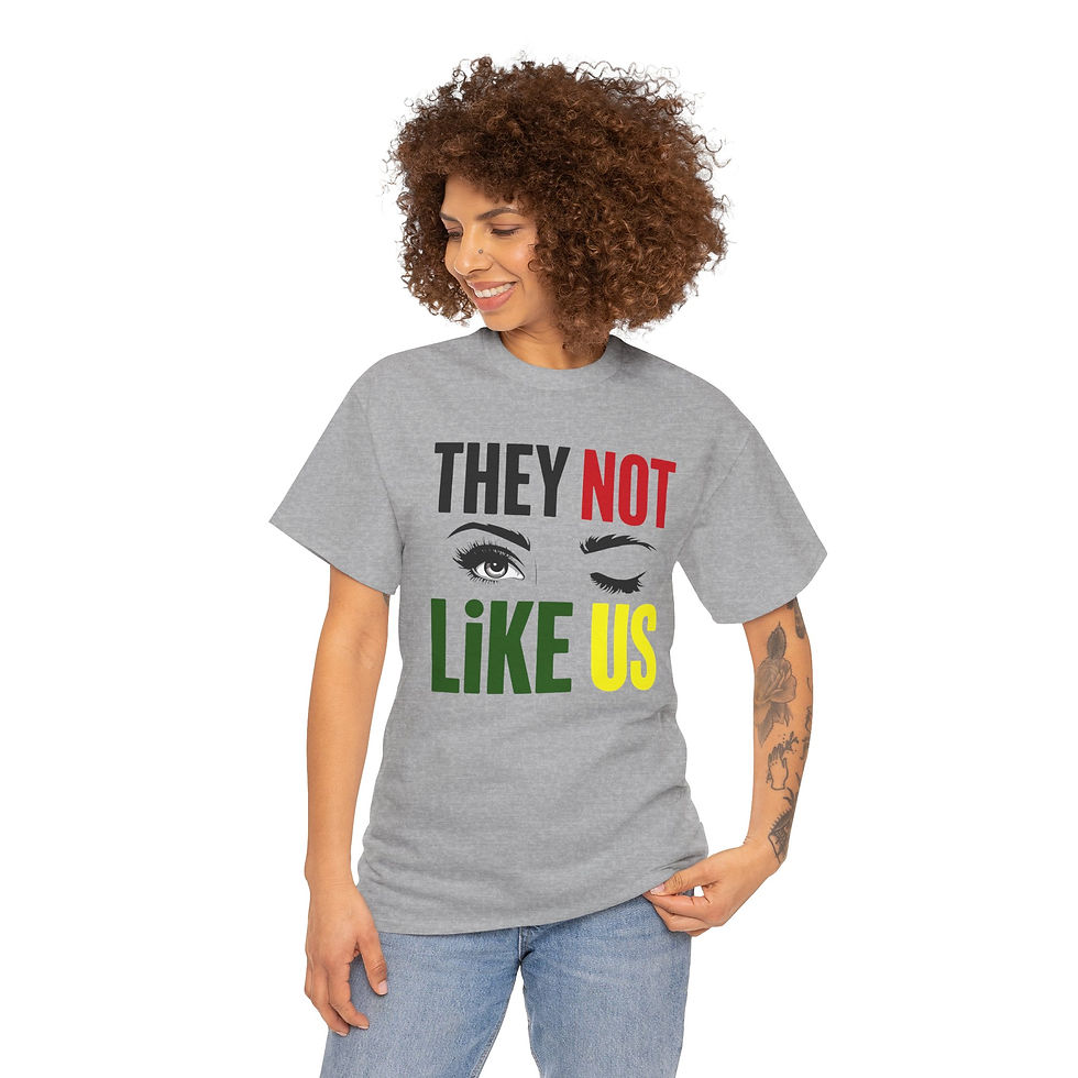 Thumbnail: They Not Like Us  Eyes Wide Mind Woke Unisex Heavy Cotton Tee