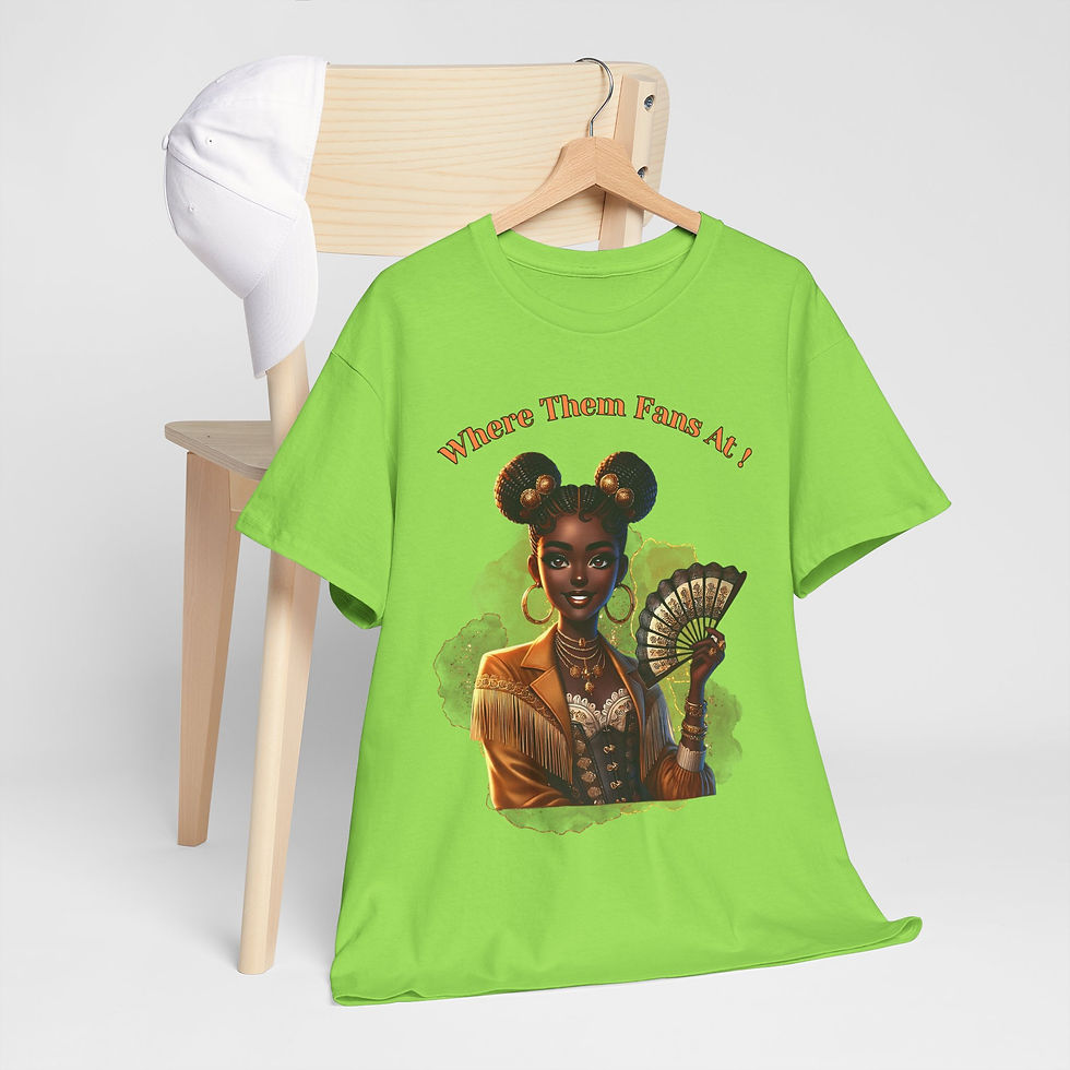 Thumbnail: Where Them Fans At! Unisex Heavy Cotton Tee