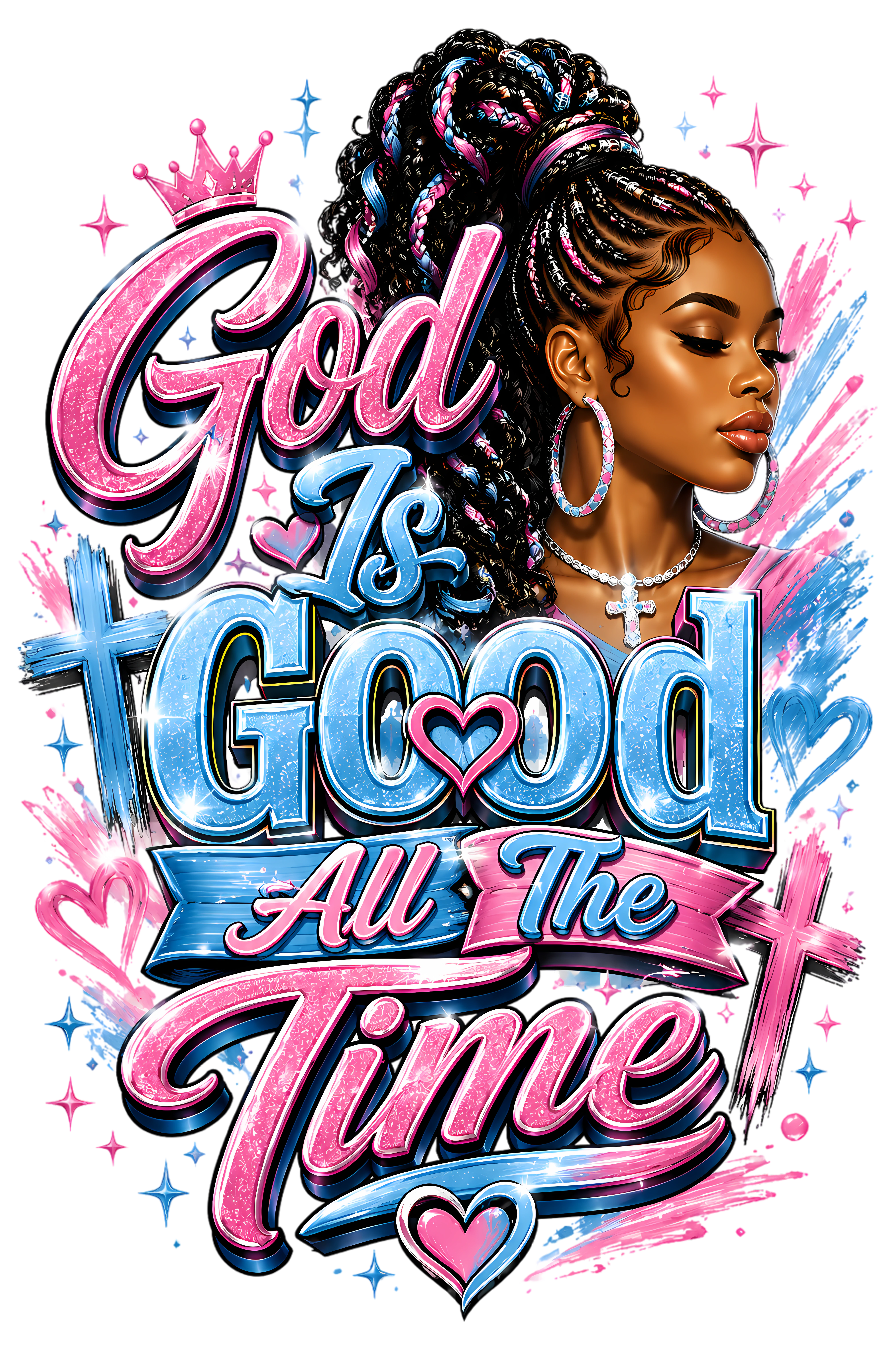 God Is Good PNG Digital