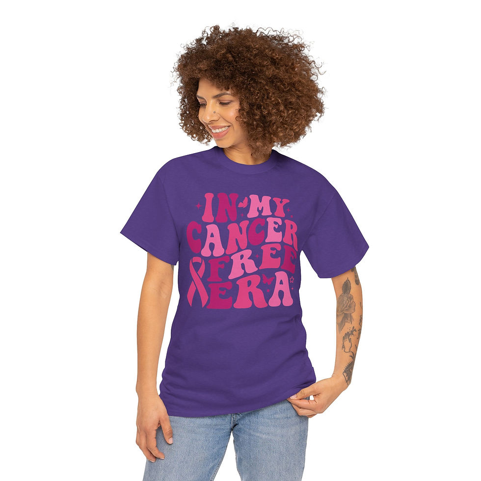 Thumbnail: Cancer Free Era Unisex Heavy Cotton Tee,