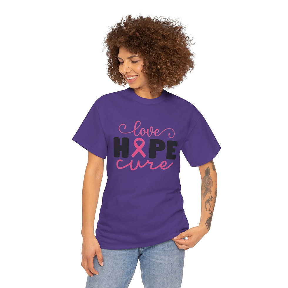 Thumbnail: Love Hope Cure Shirt  Unisex Heavy Cotton Tee