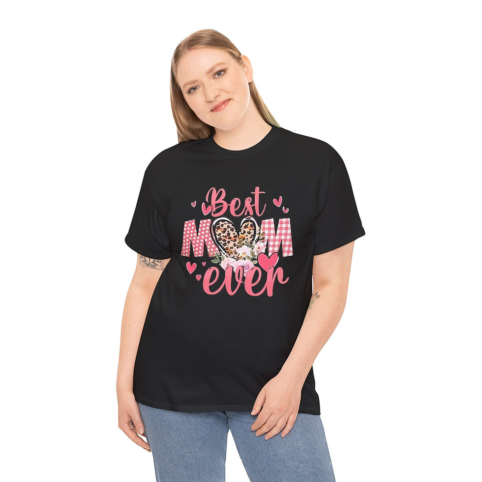 Thumbnail: Best MOM Ever – Wild & Sweet  Unisex Heavy Cotton Tee 