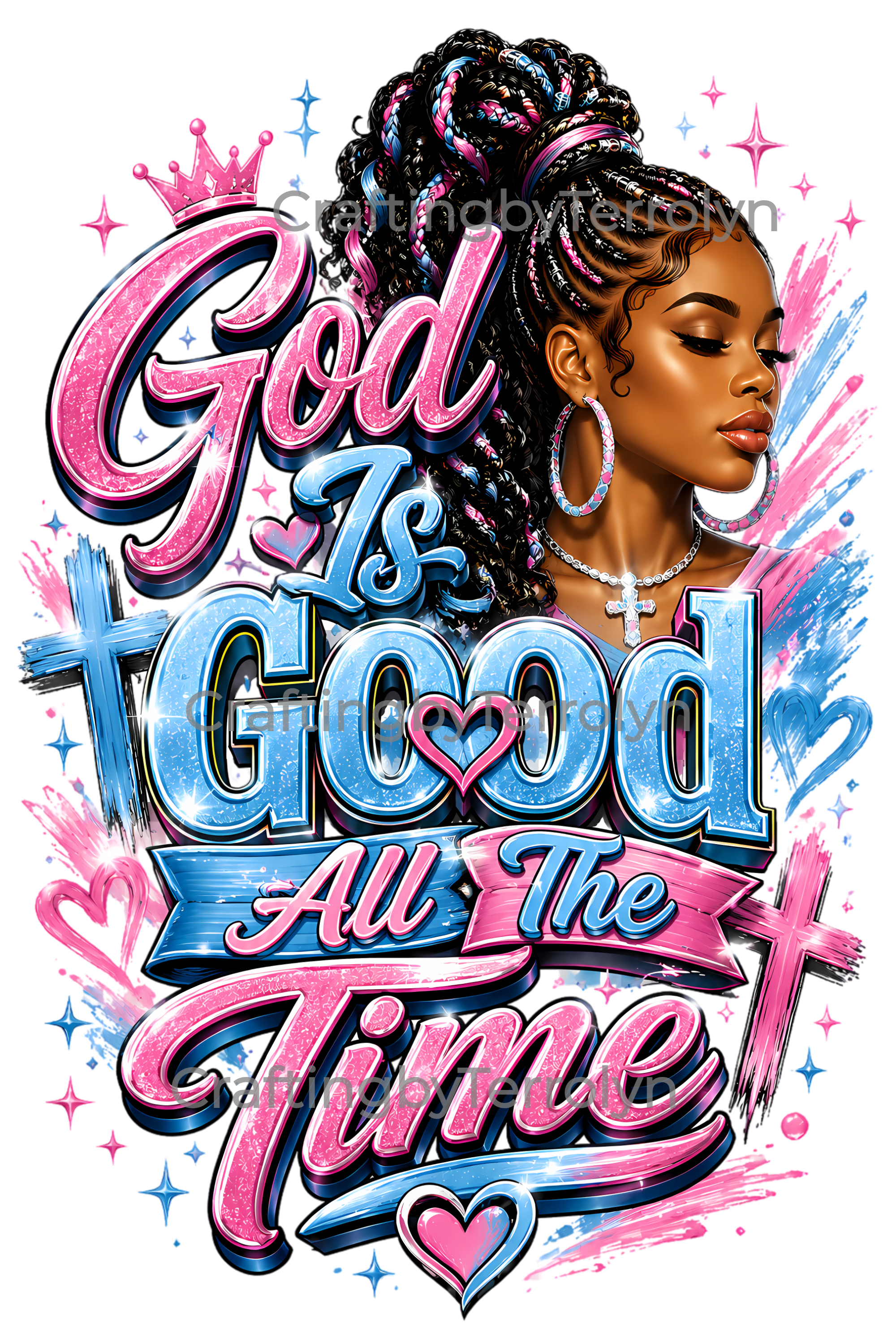 God Is Good PNG Digital