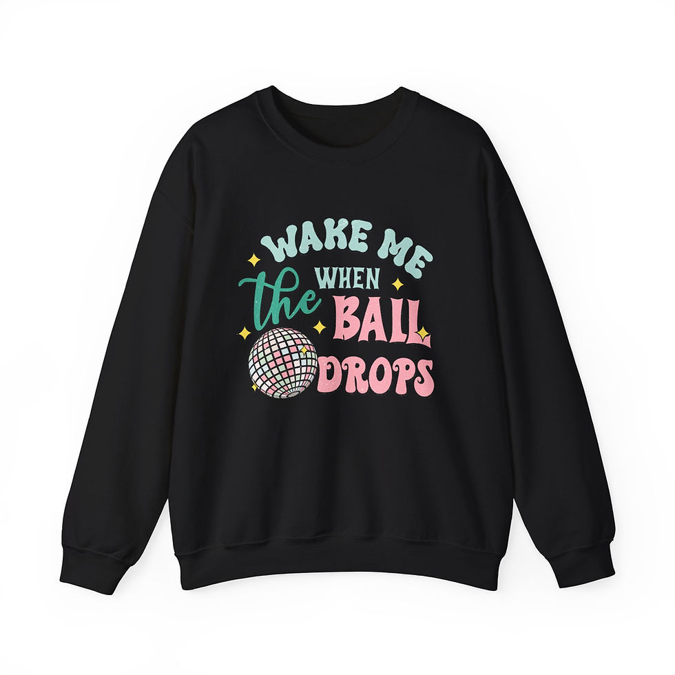 Thumbnail: Wake Me When the Ball Drops Crewneck Sweatshirt