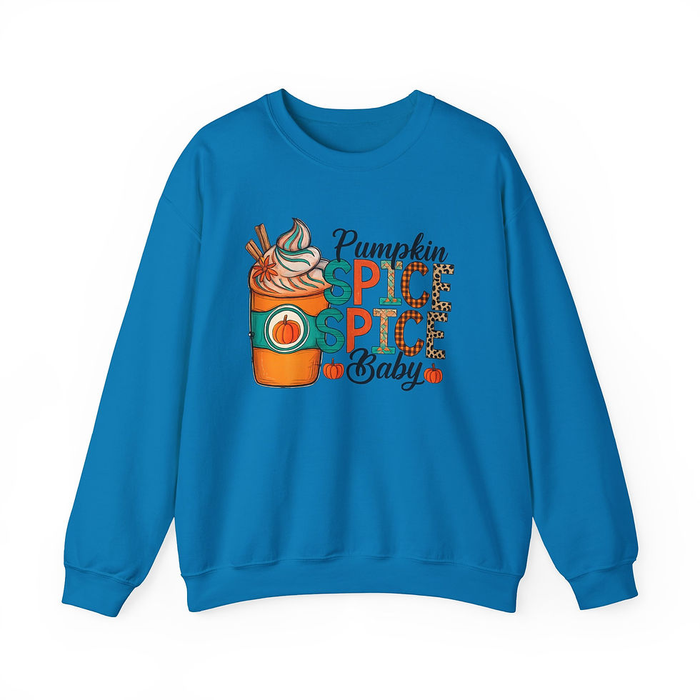 Thumbnail: Pumpkin Spice Baby Crewneck Sweatshirt