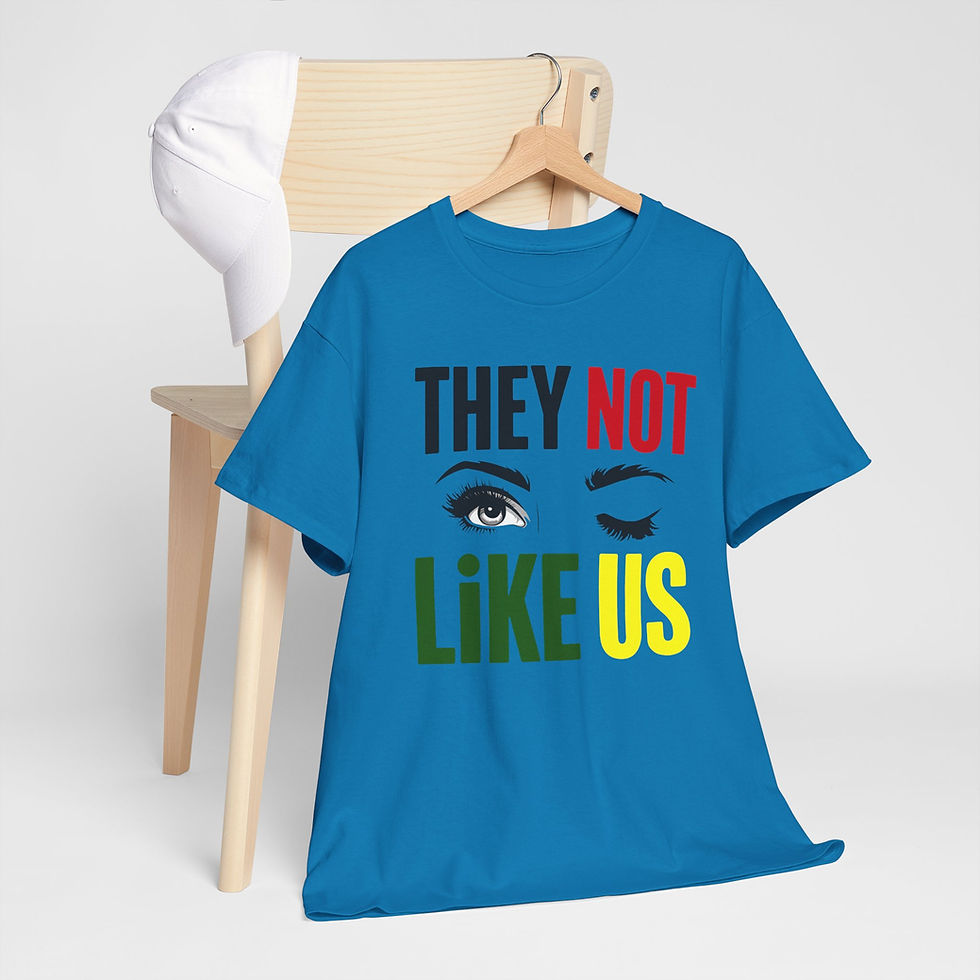 Thumbnail: They Not Like Us  Eyes Wide Mind Woke Unisex Heavy Cotton Tee