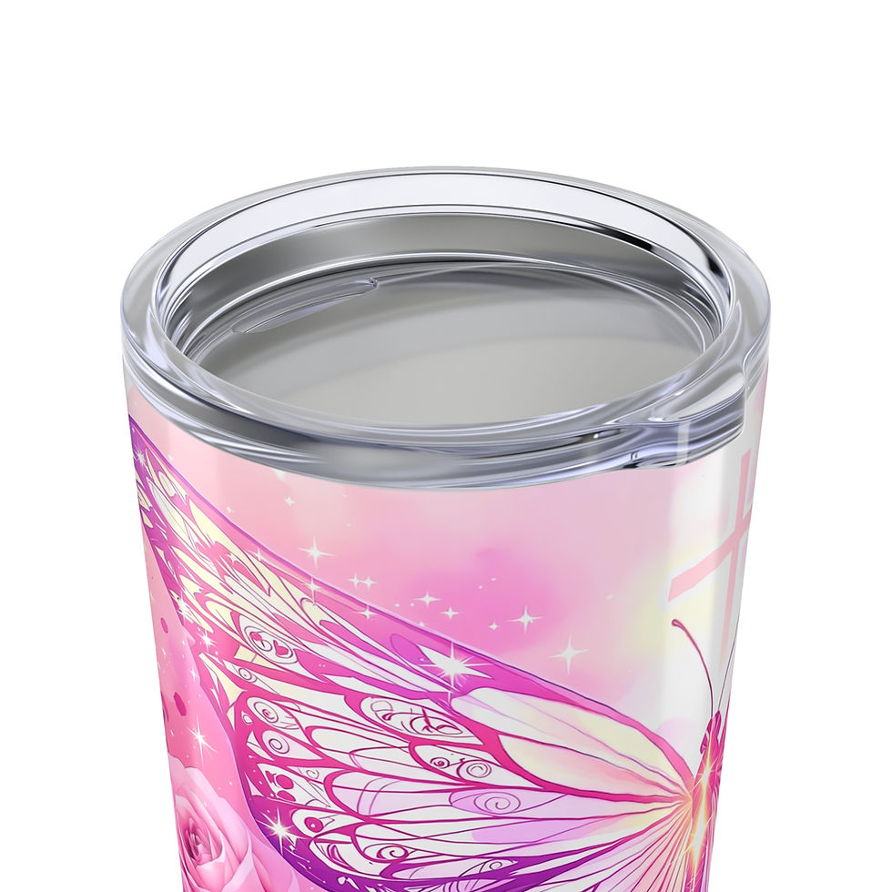 Thumbnail: Transformed by Grace Elegant Butterfly 20 oz Tumbler