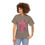 Thumbnail: Faith Hope Cure  Pink Ribbon Cross Tee with Roses & Leopard Print,