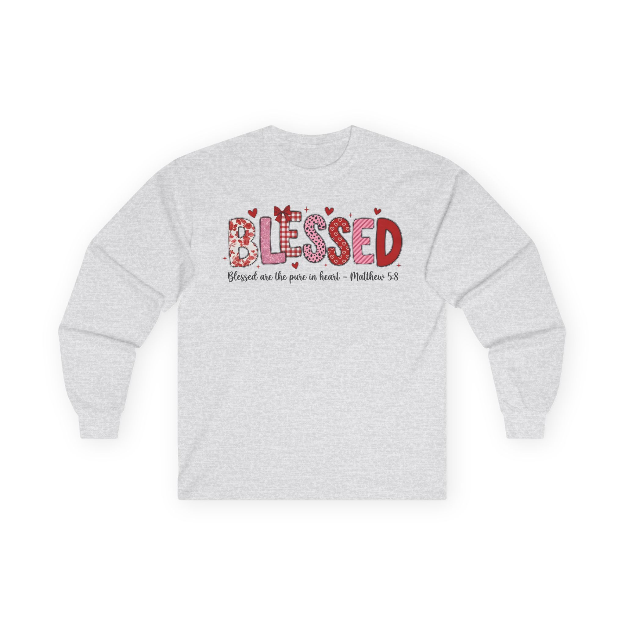 Valentine Blessed Long Sleeve Tee