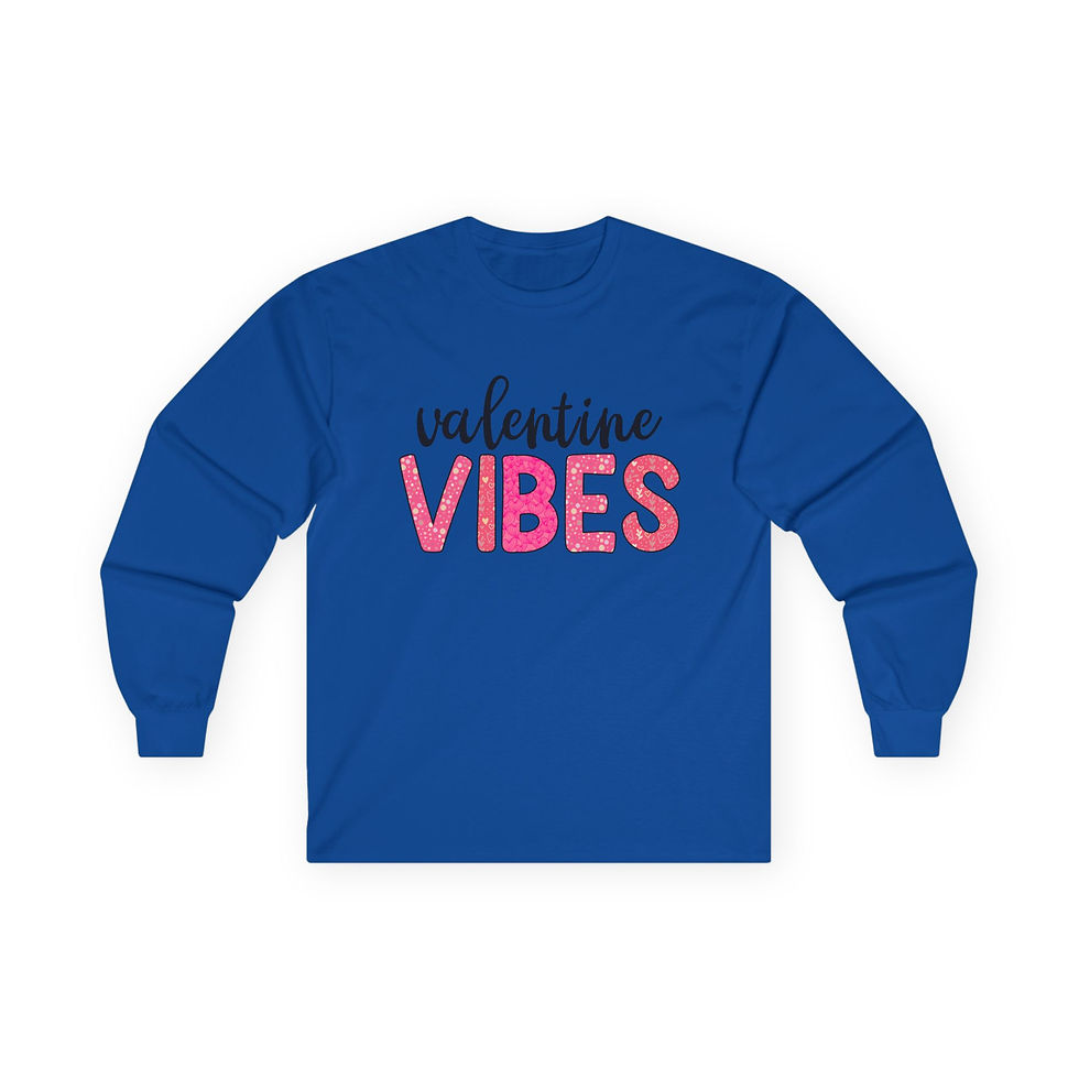 Thumbnail: Valentine Vibes Long Sleeve Tee