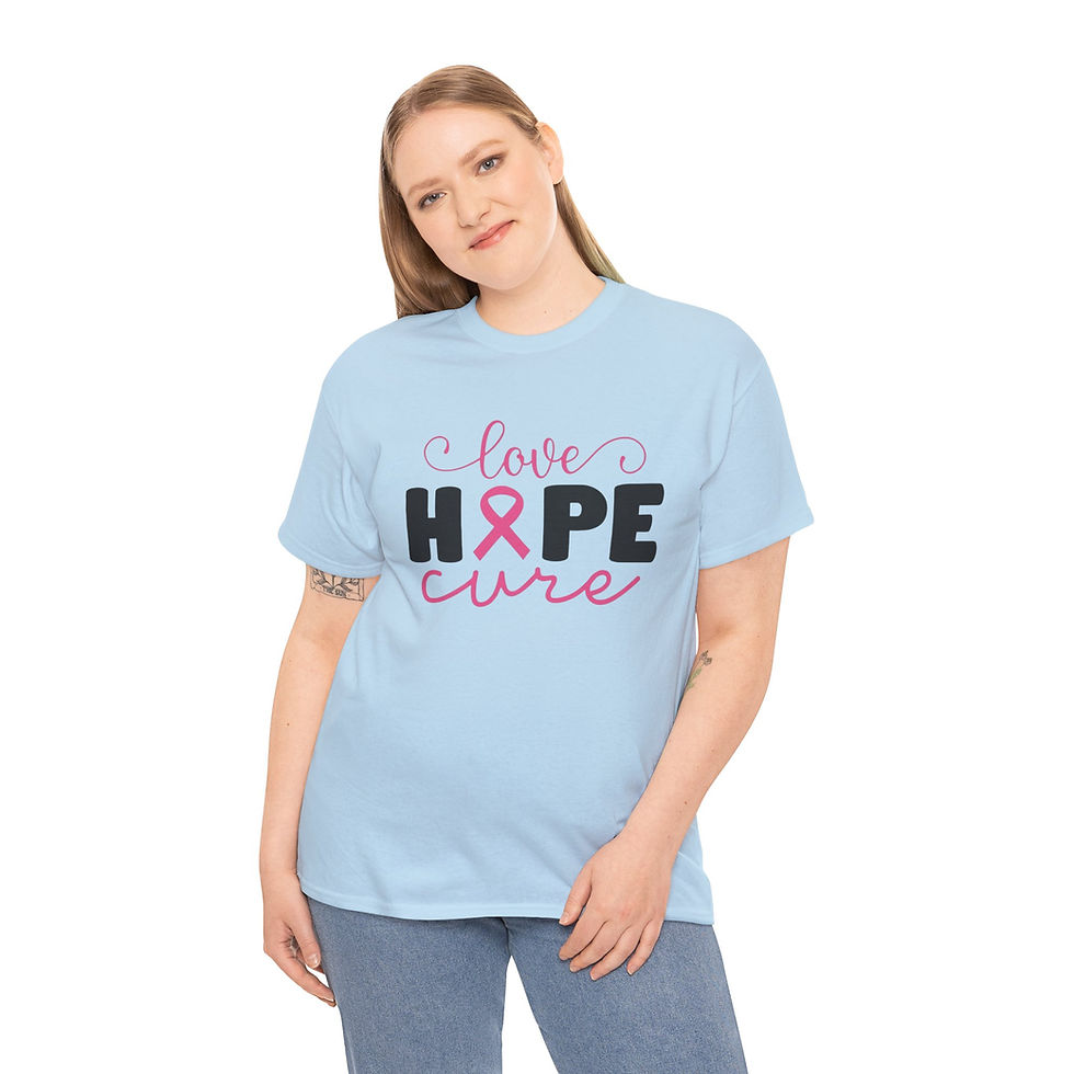 Thumbnail: Love Hope Cure Shirt  Unisex Heavy Cotton Tee