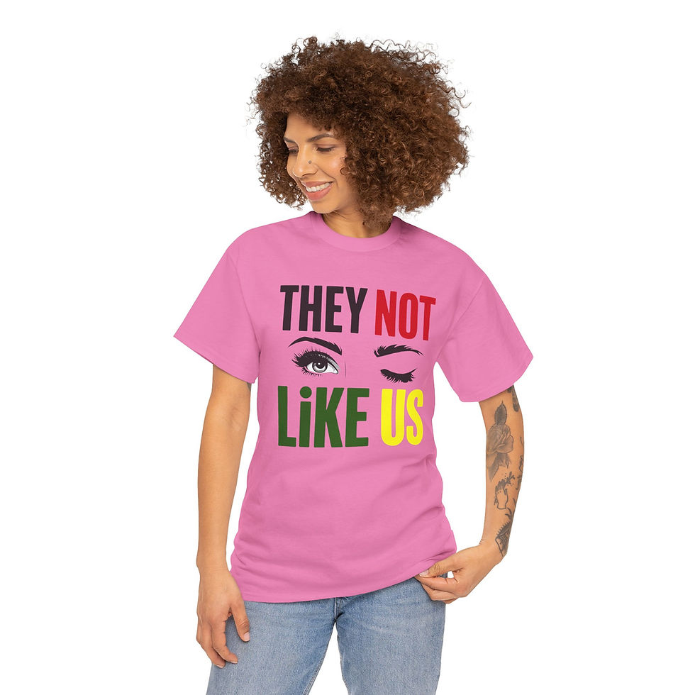 Thumbnail: They Not Like Us  Eyes Wide Mind Woke Unisex Heavy Cotton Tee