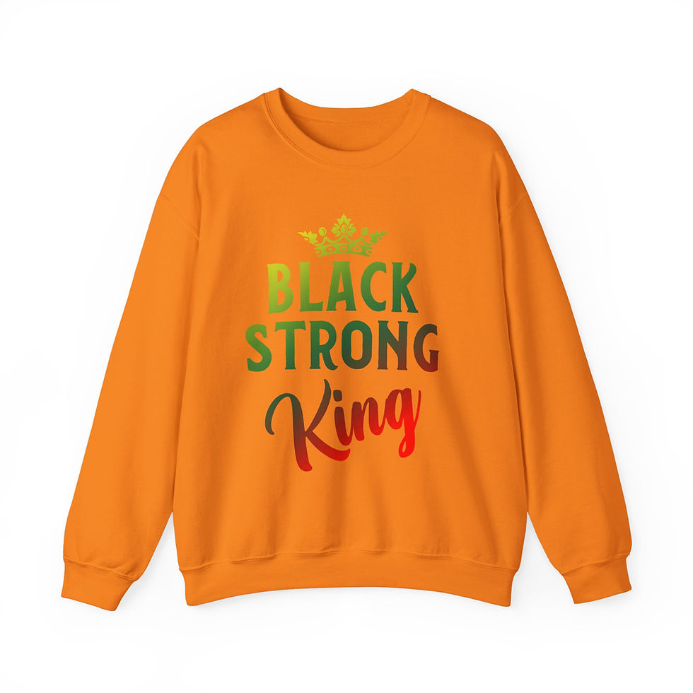 Thumbnail: Black Strong King  Crewneck Sweatshirt