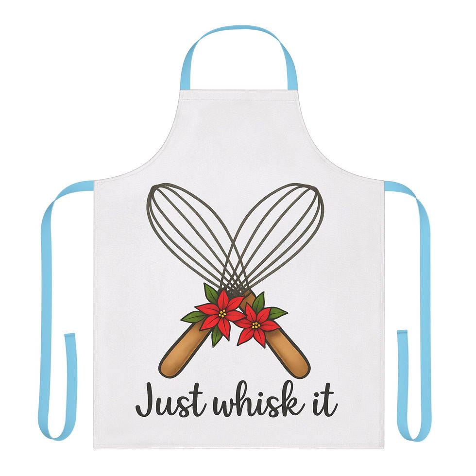 Thumbnail: Just Whisk It Apron Holiday Baking Kitchen Apron
