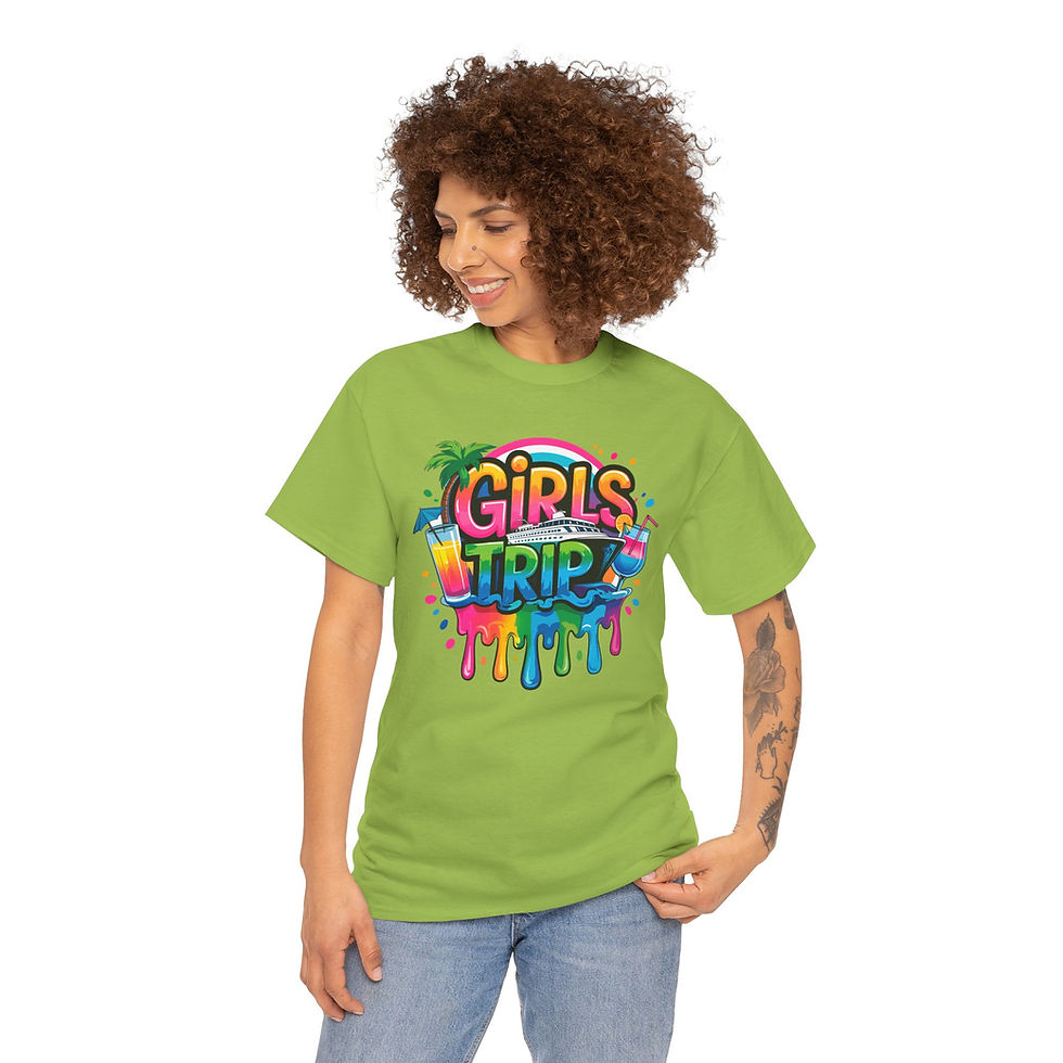 Thumbnail: Girls Trip Drip Unisex Heavy Cotton Tee